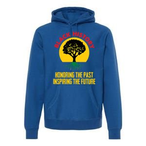 Honoring Past Inspiring Future Black History Month Gift Premium Hoodie