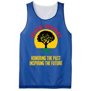 Honoring Past Inspiring Future Black History Month Gift Mesh Reversible Basketball Jersey Tank