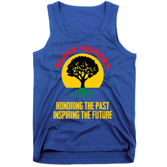 Honoring Past Inspiring Future Black History Month Gift Tank Top