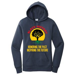 Honoring Past Inspiring Future Black History Month Gift Women's Pullover Hoodie