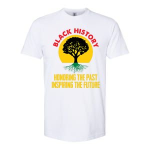 Honoring Past Inspiring Future Black History Month Gift Softstyle CVC T-Shirt