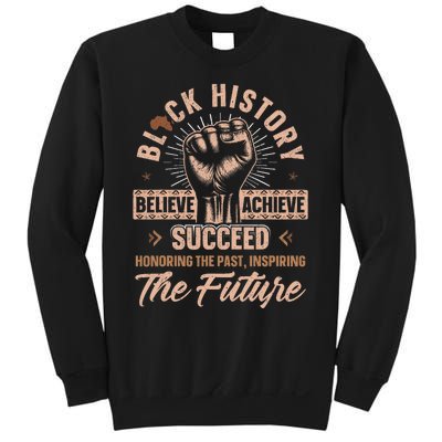 Honoring Past Inspiring Future Black History Month Sweatshirt