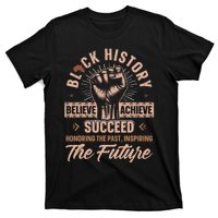 Honoring Past Inspiring Future Black History Month T-Shirt