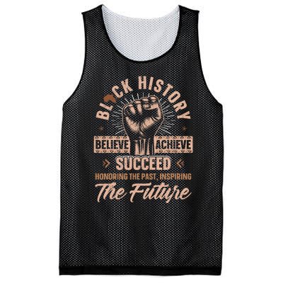 Honoring Past Inspiring Future Black History Month Mesh Reversible Basketball Jersey Tank