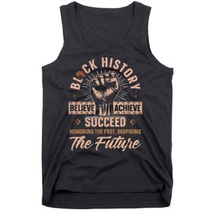 Honoring Past Inspiring Future Black History Month Tank Top