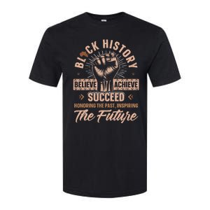 Honoring Past Inspiring Future Black History Month Softstyle CVC T-Shirt