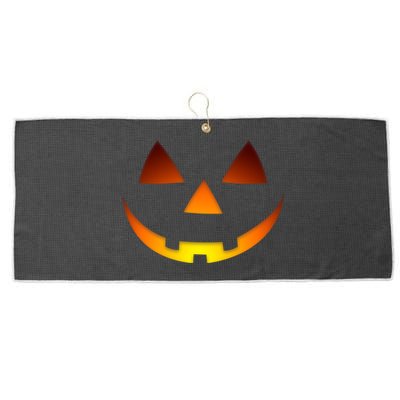 Happy Pumpkin Jack-O-Lantern Halloween Costume Hoodie Large Microfiber Waffle Golf Towel