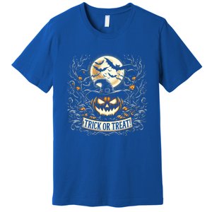 Halloween Pumpkin Jack O Lantern Trick Or Treat Cute Gift Premium T-Shirt