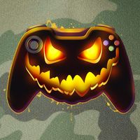 Halloween Pumpkin Jack O Lantern Face Video Game Controller Legacy Tie Dye Trucker Hat