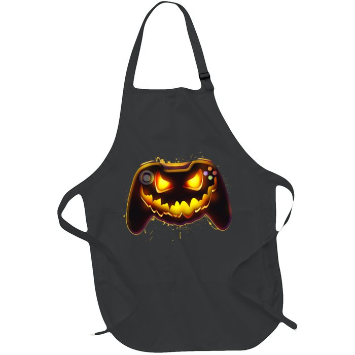 Halloween Pumpkin Jack O Lantern Face Video Game Controller Apron