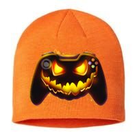 Halloween Pumpkin Jack O Lantern Face Video Game Controller Sustainable Beanie