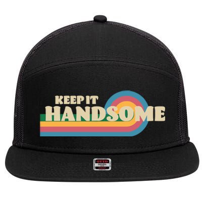 Handsome Podcast Keep It Handsome 7 Panel Mesh Trucker Snapback Hat