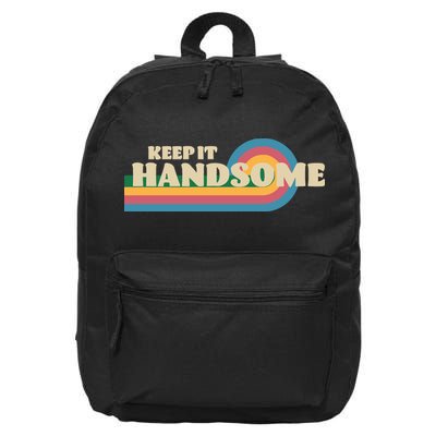 Handsome Podcast Keep It Handsome 16 in Basic Backpack