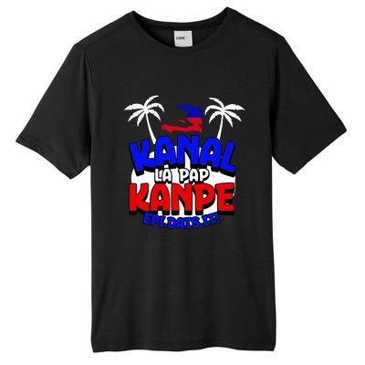 Haiti Pride Kanal Pap Kanpe Haitian Creole Heritage 1804 Map Tall Fusion ChromaSoft Performance T-Shirt