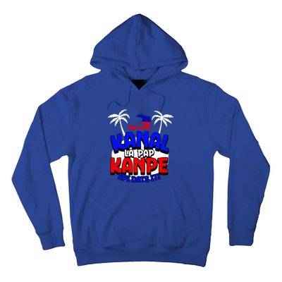 Haiti Pride Kanal Pap Kanpe Haitian Creole Heritage 1804 Map Hoodie