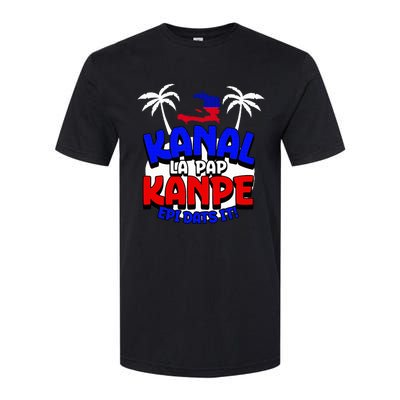 Haiti Pride Kanal Pap Kanpe Haitian Creole Heritage 1804 Map Softstyle CVC T-Shirt