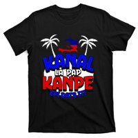 Haiti Pride Kanal Pap Kanpe Haitian Creole Heritage 1804 Map T-Shirt