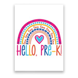 Hello Pre K First Day Of School Poster