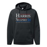 Harrisshapiro2024 President Kamala Harris 2024 Election Performance Fleece Hoodie