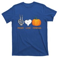 Halloween Peace Love Pumpkin Cute Fall Halloween Gift T-Shirt