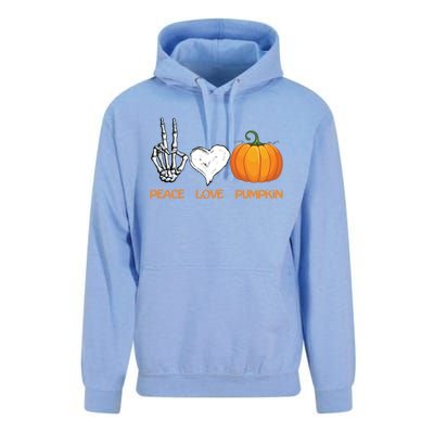 Halloween Peace Love Pumpkin Cute Fall Halloween Gift Unisex Surf Hoodie