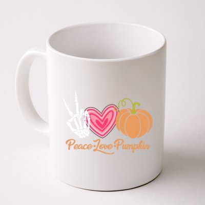 Halloween Peace Love Pumpkin Fall Gift Cute Gift Coffee Mug