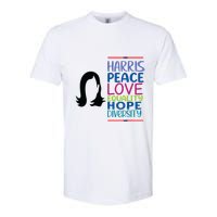 Harris Peace Love Equality Hope Diversity Softstyle CVC T-Shirt