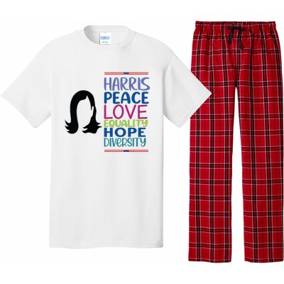 Harris Peace Love Equality Hope Diversity Pajama Set