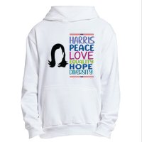 Harris Peace Love Equality Hope Diversity Urban Pullover Hoodie