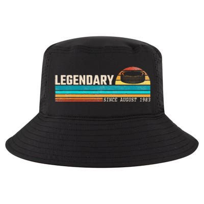 Hockey Player Legend Since August 1983 Birthday Cool Comfort Performance Bucket Hat