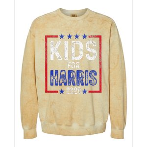 Harris President Love Kamala Harris Colorblast Crewneck Sweatshirt