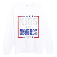 Harris President Love Kamala Harris Premium Crewneck Sweatshirt