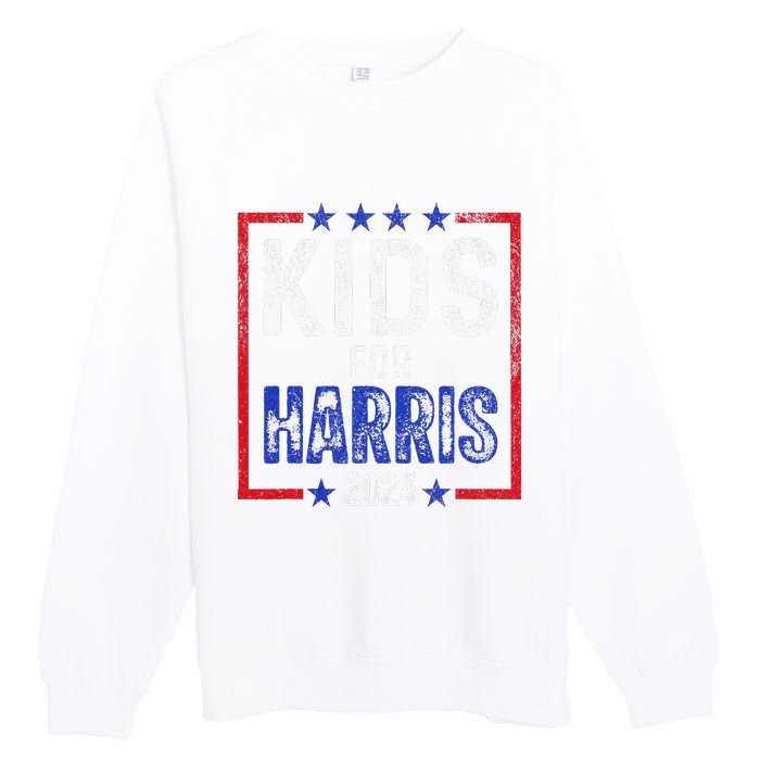 Harris President Love Kamala Harris Premium Crewneck Sweatshirt