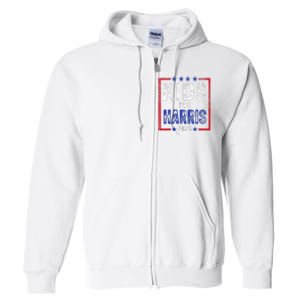 Harris President Love Kamala Harris Full Zip Hoodie