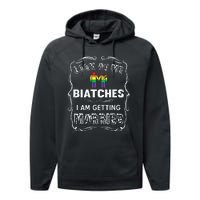 Hen Party Lgbt Party Wedding G.A.Y P.R.I.D.E Performance Fleece Hoodie