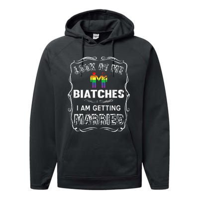 Hen Party Lgbt Party Wedding G.A.Y P.R.I.D.E Performance Fleece Hoodie