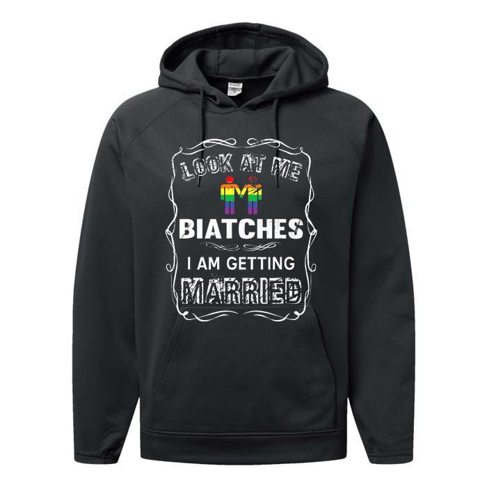 Hen Party Lgbt Party Wedding G.A.Y P.R.I.D.E Performance Fleece Hoodie