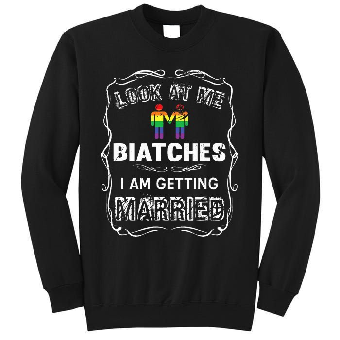 Hen Party Lgbt Party Wedding G.A.Y P.R.I.D.E Tall Sweatshirt