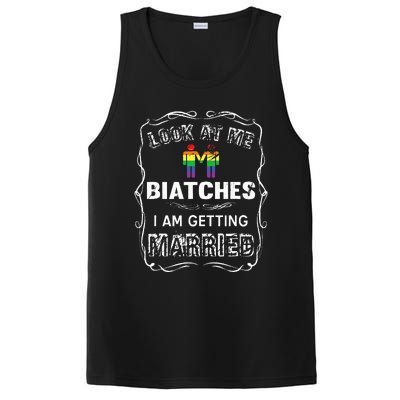 Hen Party Lgbt Party Wedding G.A.Y P.R.I.D.E PosiCharge Competitor Tank