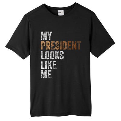 Harris President Looks Like Me For The 47th President Tall Fusion ChromaSoft Performance T-Shirt