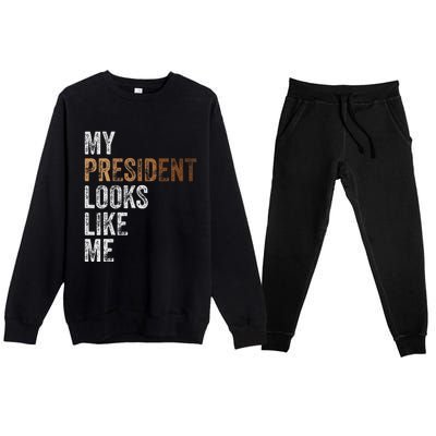 Harris President Looks Like Me For The 47th President Premium Crewneck Sweatsuit Set