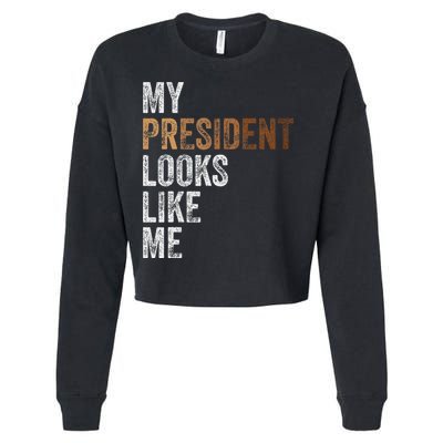 Harris President Looks Like Me For The 47th President Cropped Pullover Crew