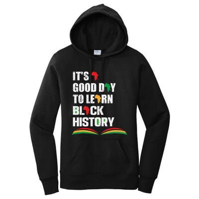 Honoring Past Learn Black History Inspiring Educated Leaders Women's Pullover Hoodie
