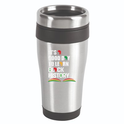 Honoring Past Learn Black History Inspiring Educated Leaders 16oz Travel Tumbler