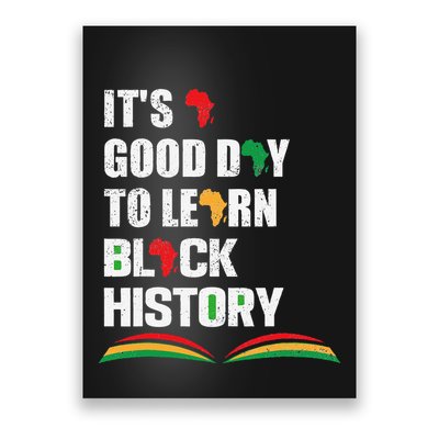 Honoring Past Learn Black History Inspiring Educated Leaders Poster