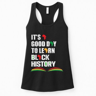 Honoring Past Learn Black History Inspiring Educated Leaders Womens Tank Top