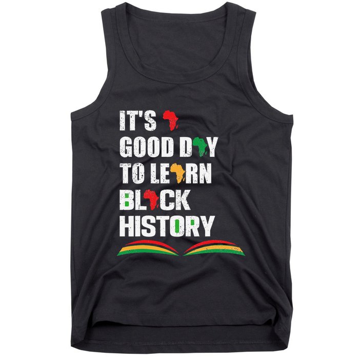 Honoring Past Learn Black History Inspiring Educated Leaders Tank Top
