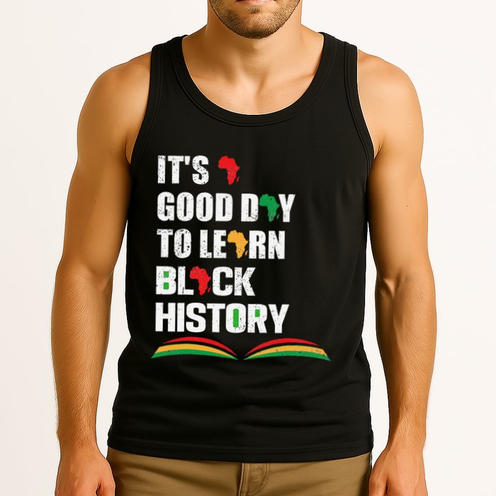 Honoring Past Learn Black History Inspiring Educated Leaders Tank Top