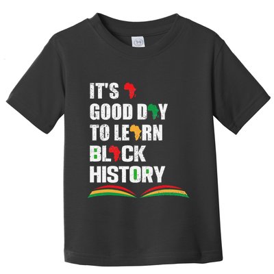 Honoring Past Learn Black History Inspiring Educated Leaders Toddler T-Shirt