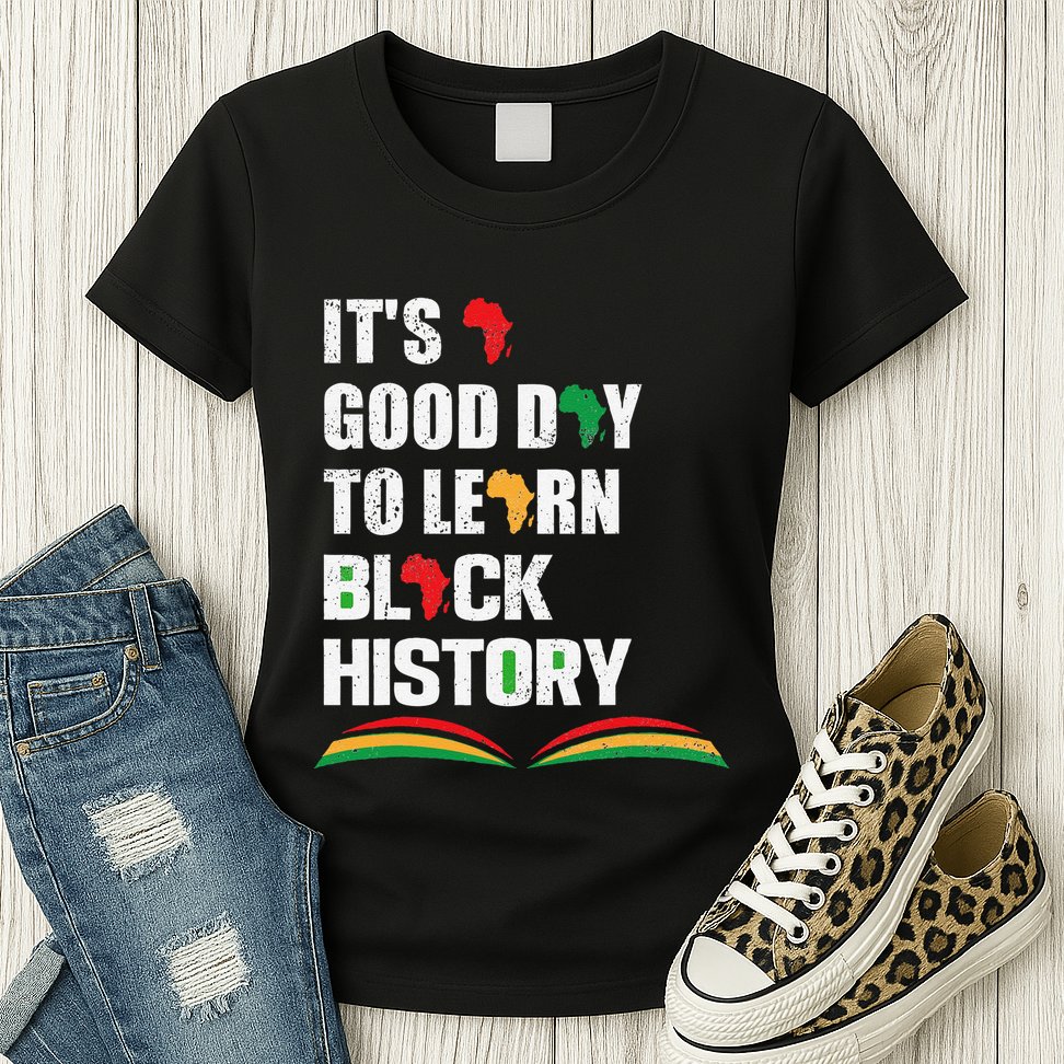 Honoring Past Learn Black History Inspiring Educated Leaders Womens T-Shirt